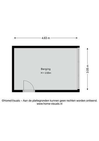 Floorplan - Haselackers 51, 7824 LL Emmen